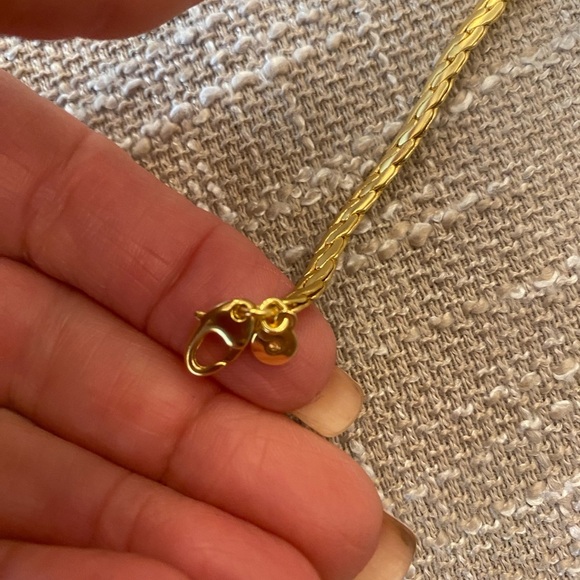 Madewell Gold Necklace New 15-18โ - Picture 7 of 8